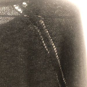 Black mohair blend banana republic sweater.